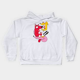 Crazy dogs Kids Hoodie